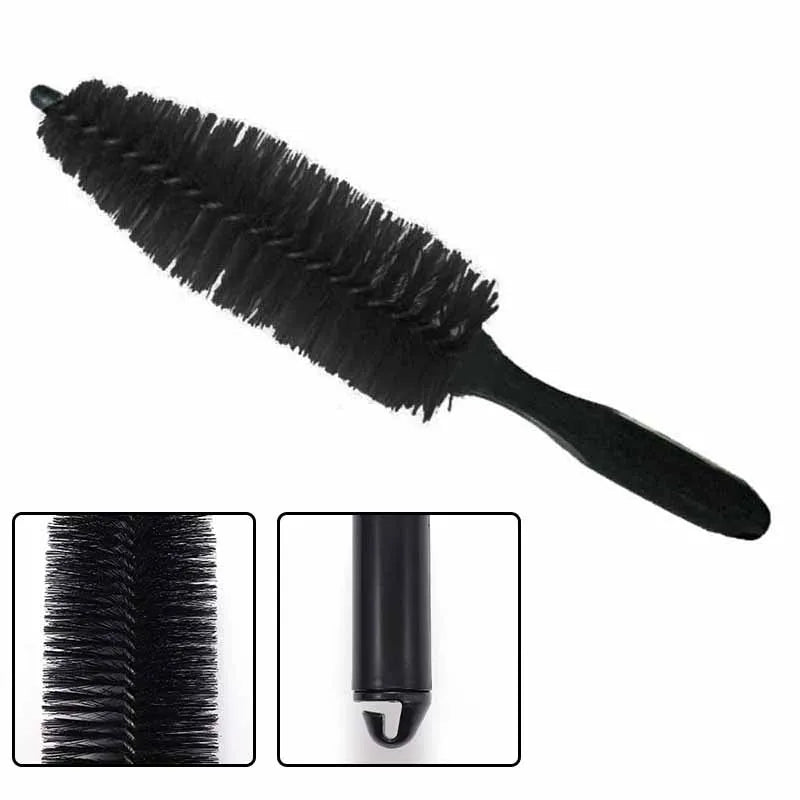 Car Wheel Tire Wash Cleaning Brush Car Rim Scrubber Cleaner Duster Handle Car Tyre Cleaning Detailing Brushes Car Cleaning Tools